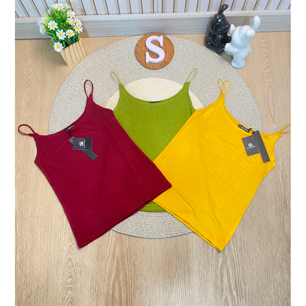 🧡เสื้อสายเดี่ยว ป้าย Gi-Ants Shop 🧡
