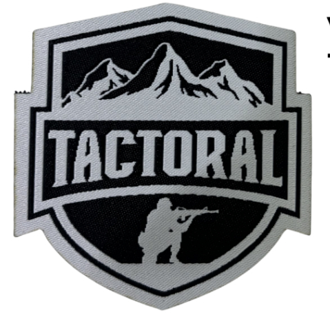 Tactoral Patch - Premium Tactical Shield Emblem แผ่นแพทช์ตีนตุ๊กแก ติดหมวก เสื้อเวส กระเป๋า