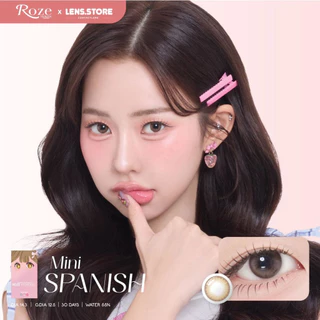 คอนแทคเลนส์รายเดือน Rozelens รุ่น Mini Spanish Brown มินิสแปนิช ตาหวานธรรมชาติ