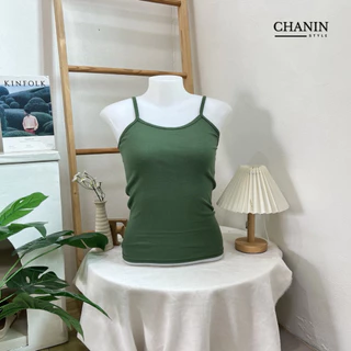 ✨CHANIN.STYLE✨เสื้อกล้ามซับใน สายเดี่ยวเต็มตัว ทรงสวย อก28-36" ใส่ได้
