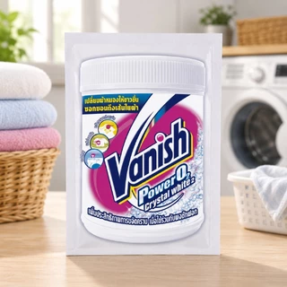 Vanish ผงซักฟอกขจัดคราบ 30G Crystal White | Oxi Action