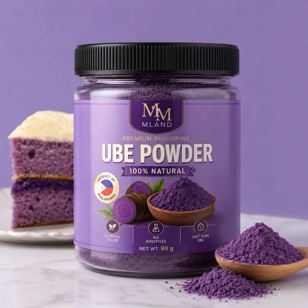 ผงอูเบะ Ube มันม่วงจากฟิลิปปินส์ ขนาด 90 กรัม 100% จากธรรมชาติ ไม่มีส่วนผสมเพิ่มเติม