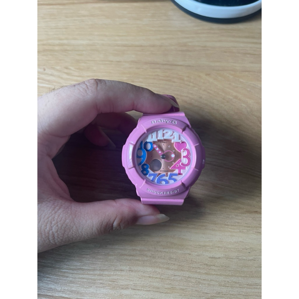 นาฬิกาข้อมือ Casio Baby-G มือสอง แท้สีเฟสนิดหน่อยค่ะ