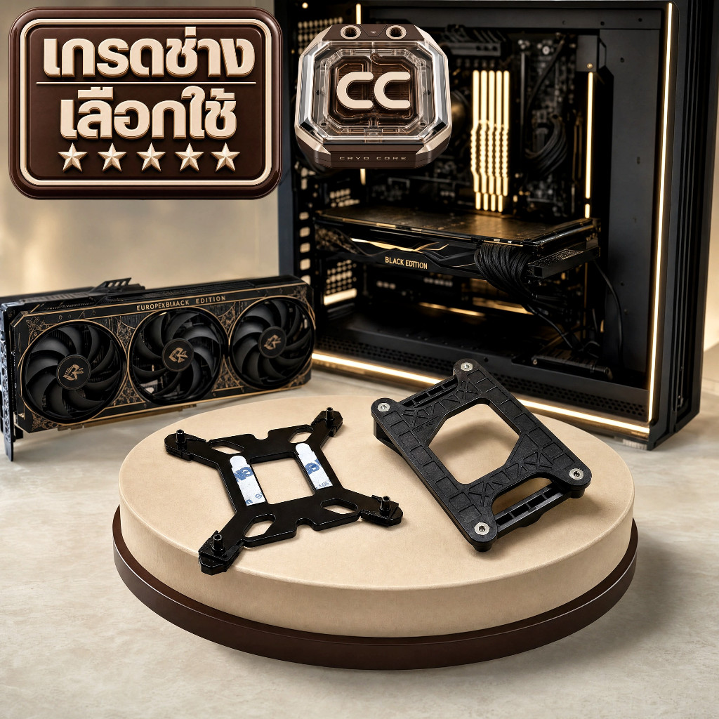 CPU backplate INTEL/AMD LGA 115X/1200/1700/1851  AM4/AM5