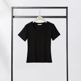 HELLDUL T0001 เสื้อยืดสั้นแขนคอกลม ผ้านุ่มละเอียด มี6สีให้เลือก ทรงตัดสั้นสไตล์เรียบง่าย พร้อมส่งไทย