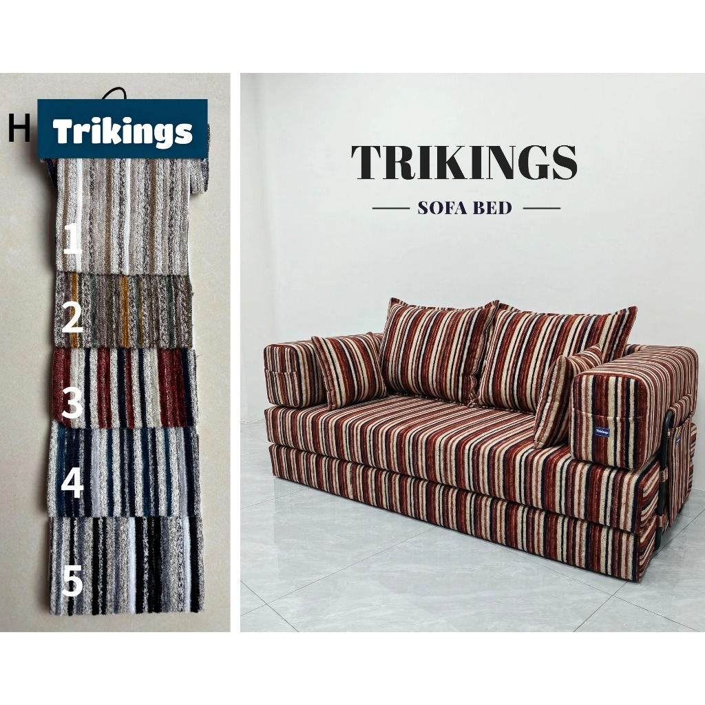【Customization available】Trikings compression sofa โซฟาพับเก็บได้ โซฟาเตียงนอน โซฟาหลายฟังก์ชัน โซฟาดูดวิญญาน