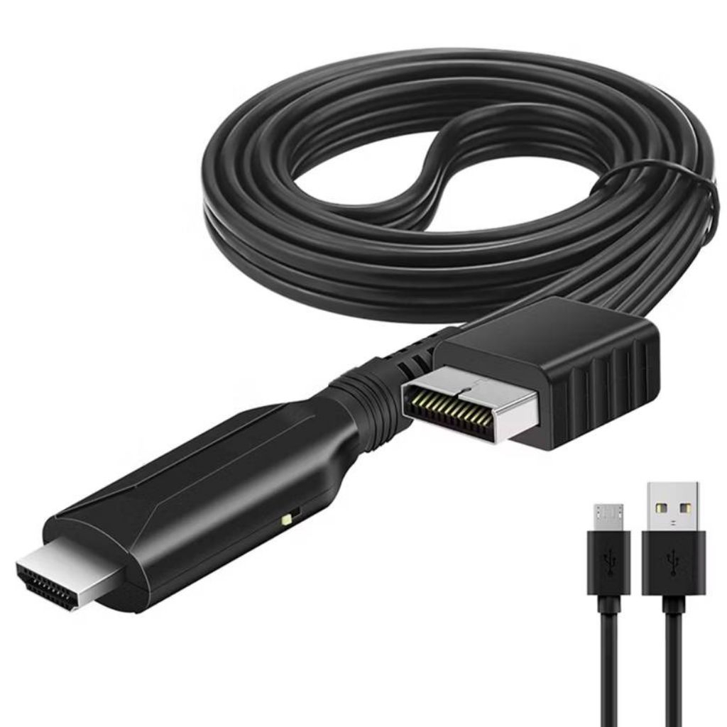 สายแปลง PS2 to HDMI สายแปลงวิดีโอเสียง PS2 เป็น HDMI เข้ากันได้กับจอแสดงผล HDTV