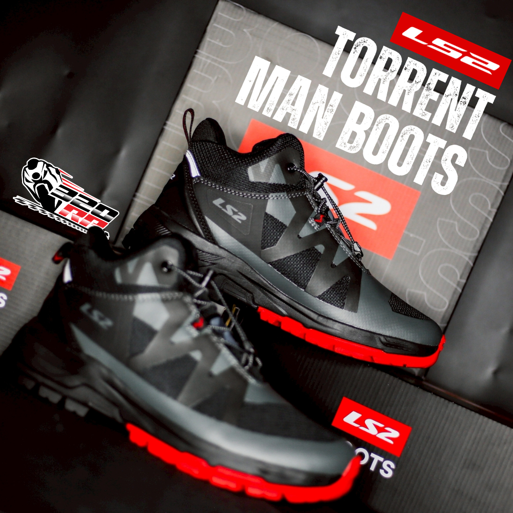 รองเท้าขับมอเตอร์ไซค์ LS2 TORRENT MAN BOOTS กันน้ำได้ ของแท้ !! ส่งไว !! 320SP ราชพฤกษ์