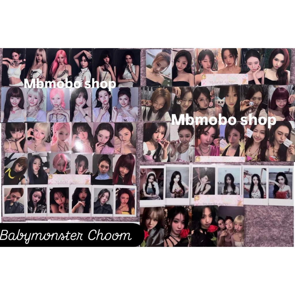 ⚡️พร้อมส่ง⚡️การ์ด  Babymonster Choom Pob Benefit luckydraw