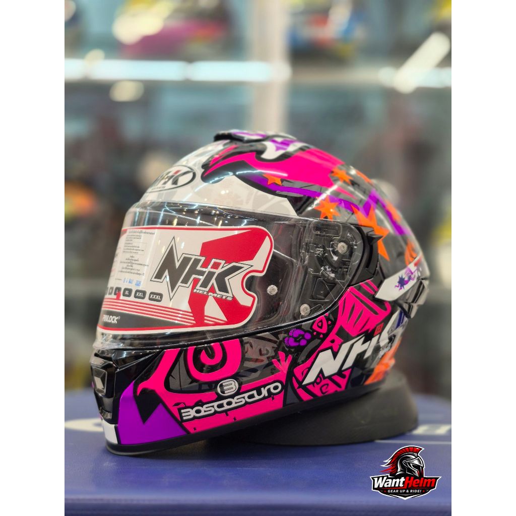 หมวกกันน็อคเต็มใบ NHK รุ่น K5R ALONSO LOPEZ#15