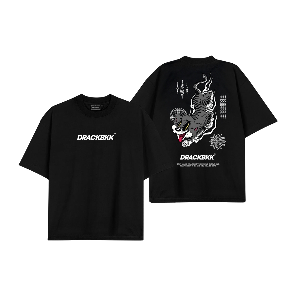 DRACK - NEVER DIE เสื้อยืดคอกลม