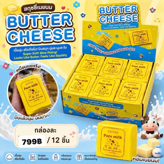 (ยกกล่อง) สกุชชี่ชีส ชีสสี่เหลี่ยม สกุชชี่ คละสี ของเล่นเด็ก