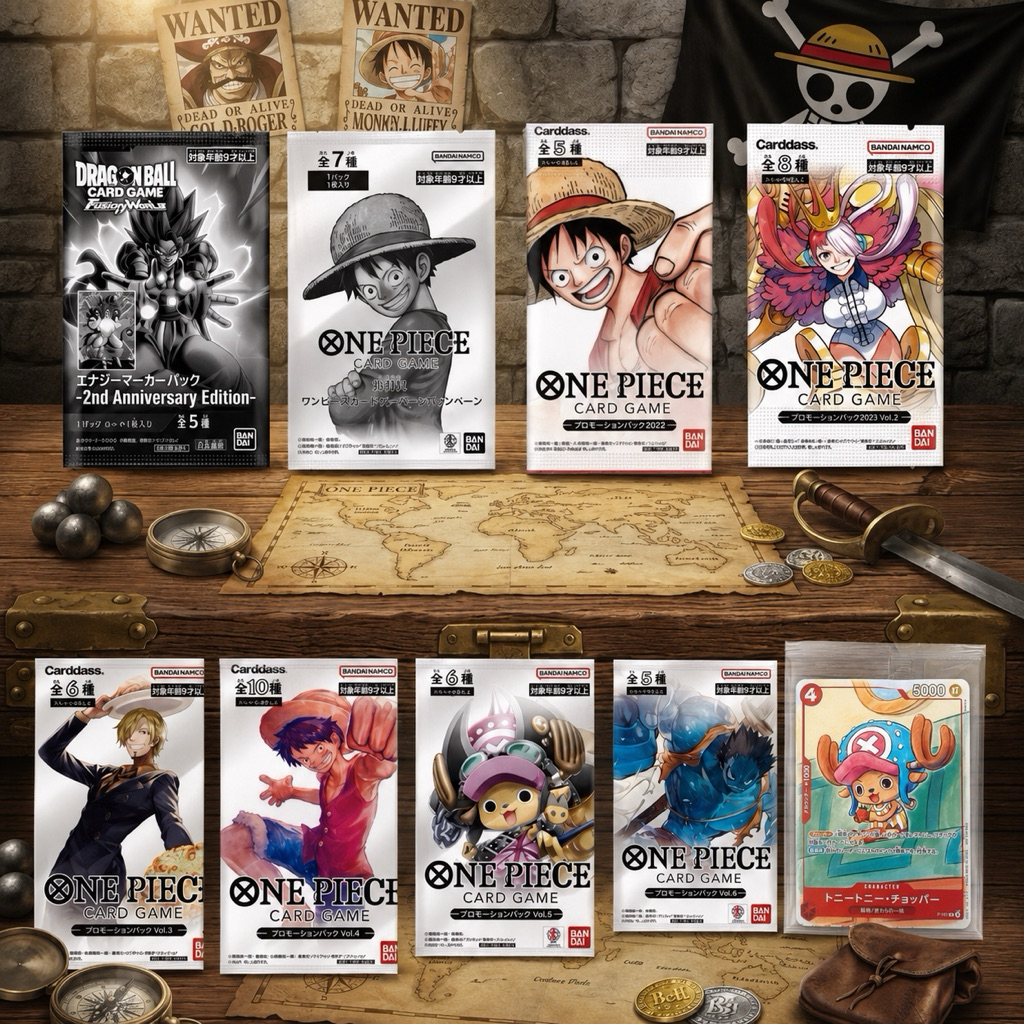 พร้อมส่งในไทย🇹🇭รวมซองการ์ดโปรโม OP-13 One Piece TCG /การ์ดโปรโมดราก้อน บอล Energy Marker Pack -2nd Anniversary Edition-