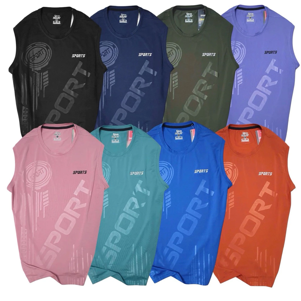 เสื้อกีฬาแขนกุด sport ใส่ออกกำลังกายใส่ลำลองใส่สบาย