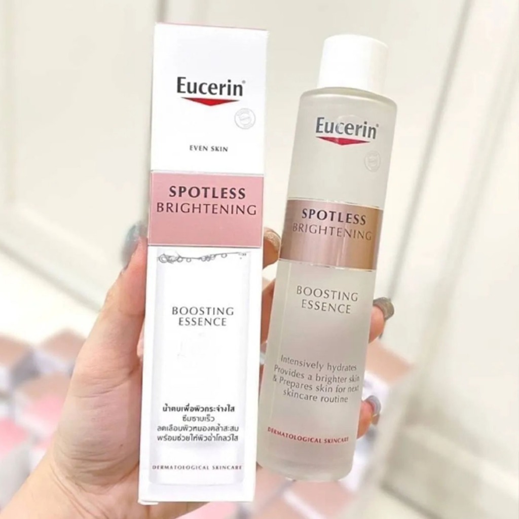 Eucerin SPOTLESS BRIGHTENING THIAMIDOL BOOSTING ESSENCE 100 ML น้ำตบบูสผิวใส ลดจุดด่างดำรอยสิว ปรับผิวสว่างสม่ำเสมอ