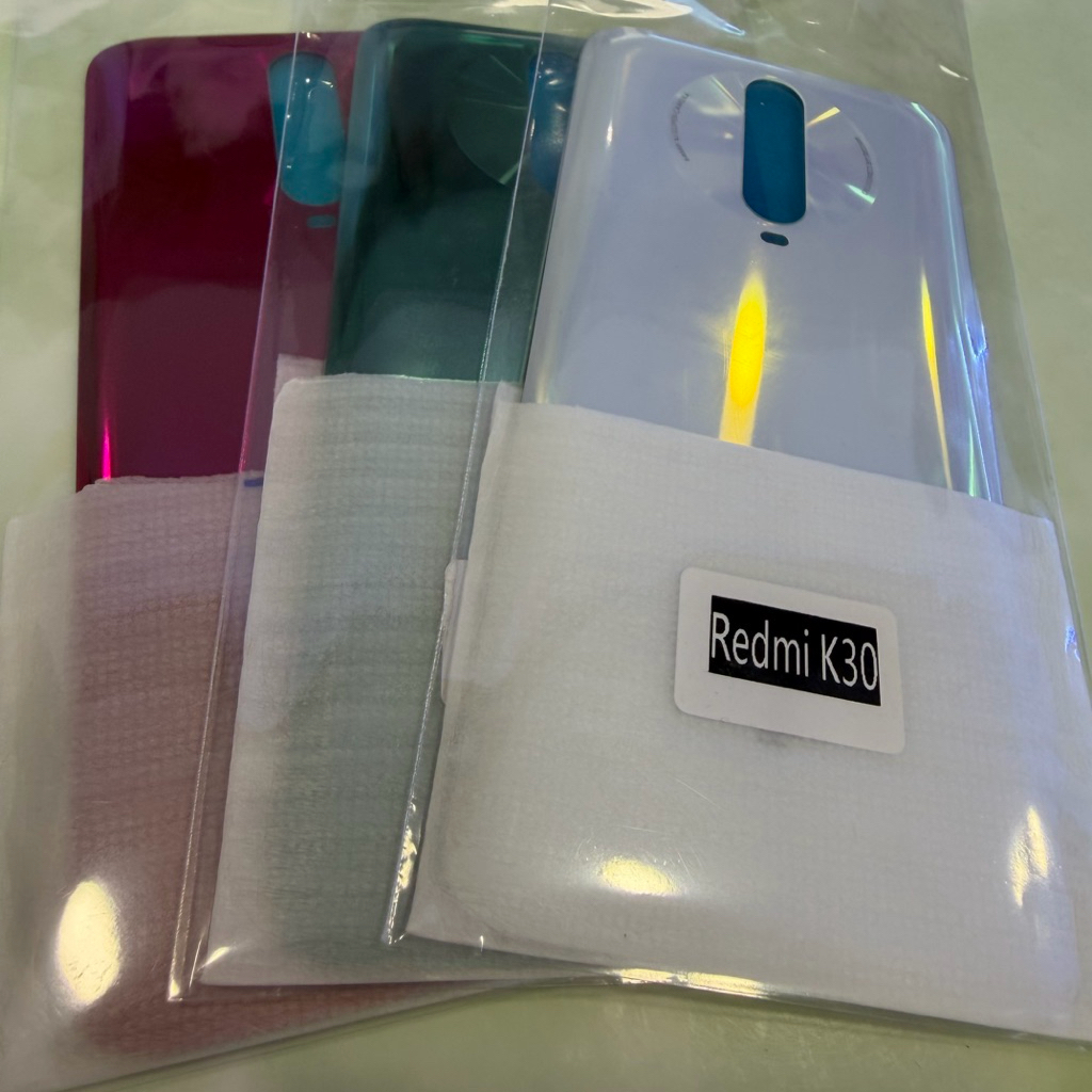 ฝาหลัง สําหรับ Xiaomi Redmi K30 5G ฝาครอบกระจกด ้ านหลังสําหรับ Xiaomi Redmi K30 ฝาครอบแบตเตอรี พร้อมกาว