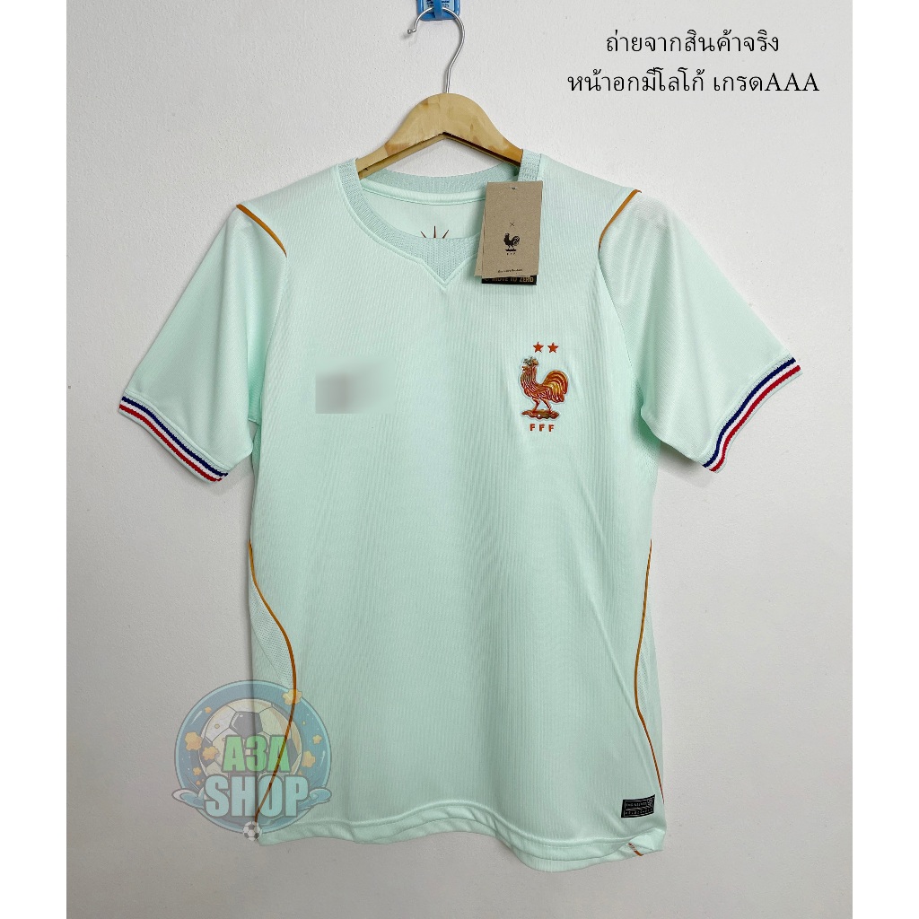 ใหม่ล่าสุด เสื้อบอลทีมชาติ Wฝั่ง-เสศ สีขาวนวล2026/27 ถ่ายจากสินค้าจริง เกรดแฟนบอลAAA