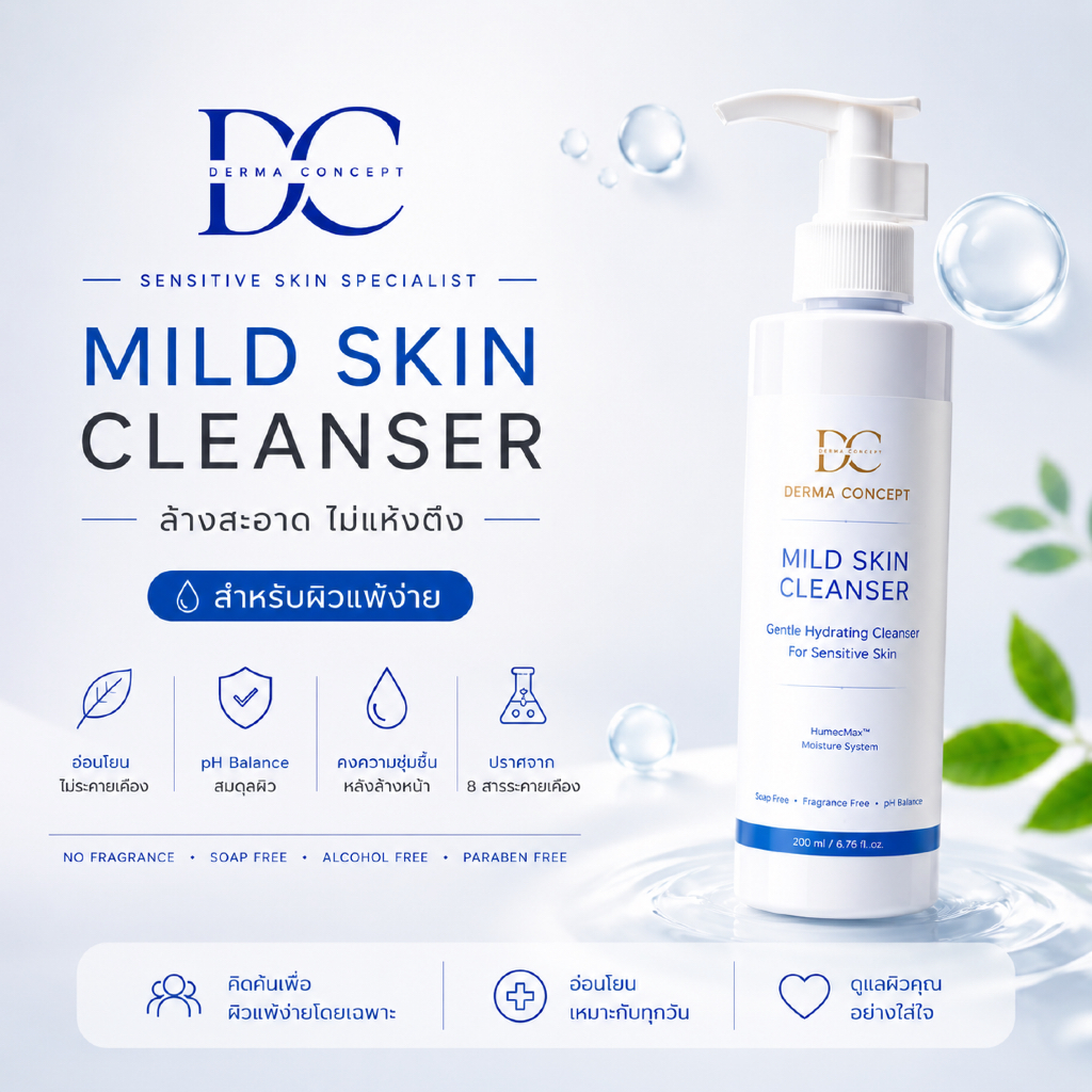 Derma Concept Mild Skin Cleanser 200ml