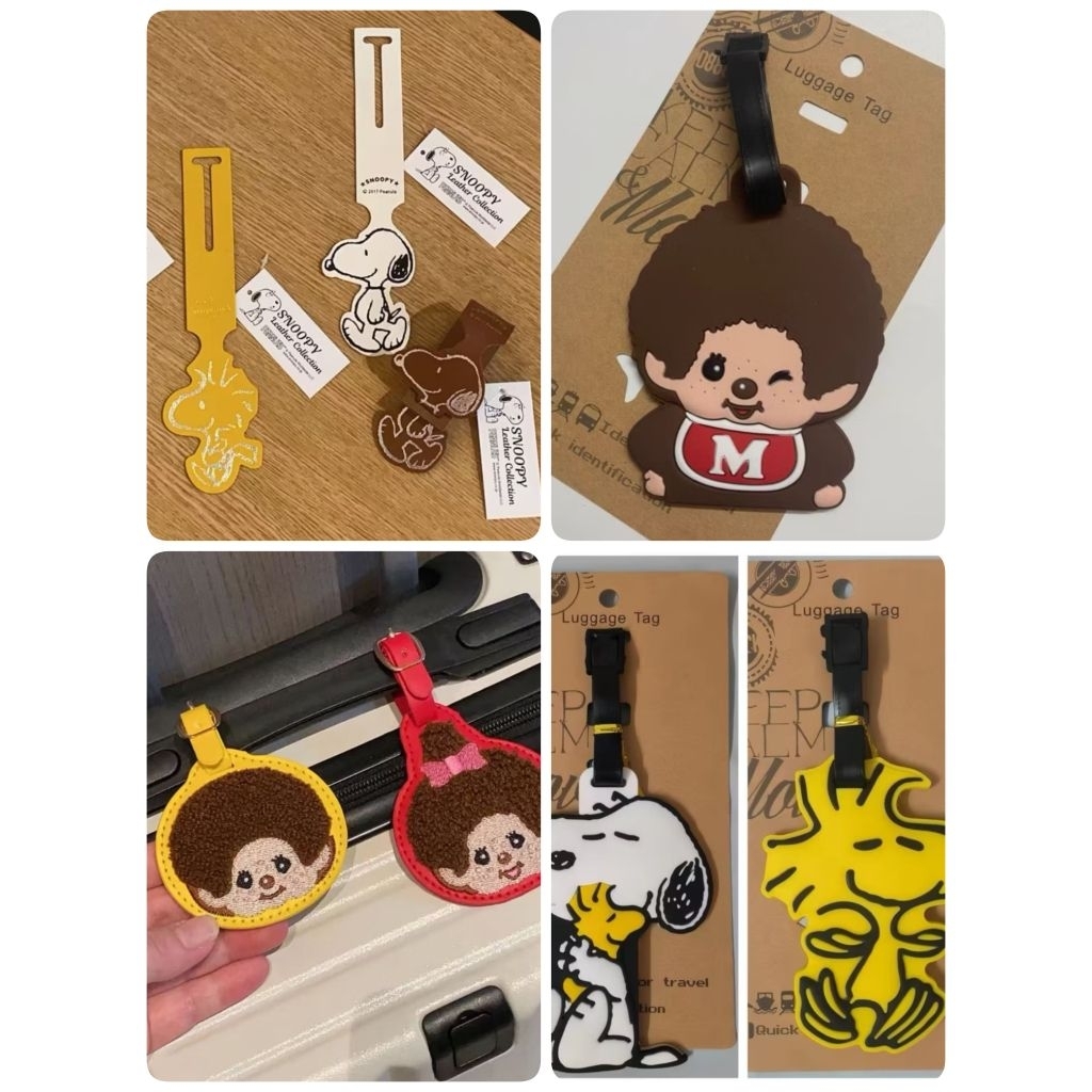 ป้าย​ติด​กระเป๋า​เดินทาง​ แท็ก​ติดกระเป๋า​เดินทาง​ ลาย​การ์ตูน​