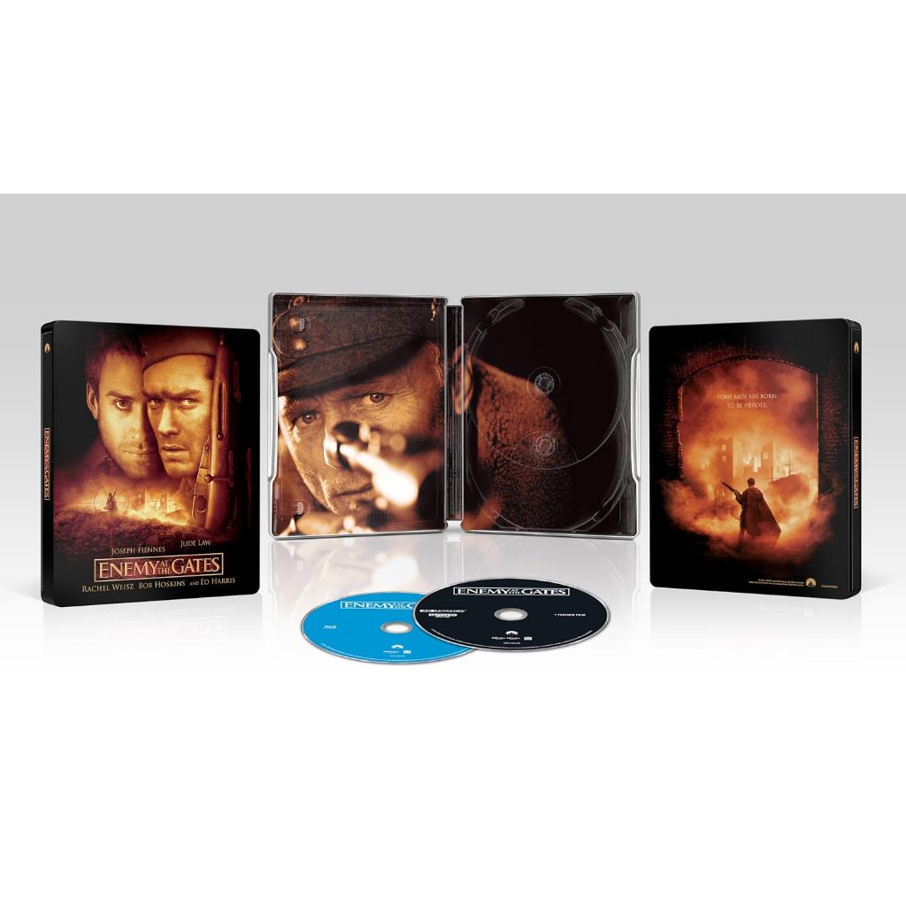 [กรุณาทักแชทก่อนสั่งซื้อ]Enemy at the Gates (SteelBook / 25th Anniversary Edition / 4K Ultra HD + Bl