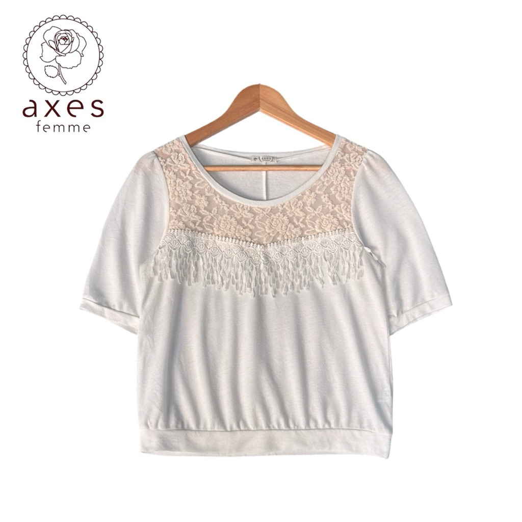 เสื้อ axes femme เสื้อลูกไม้ axes femme มือสอง
