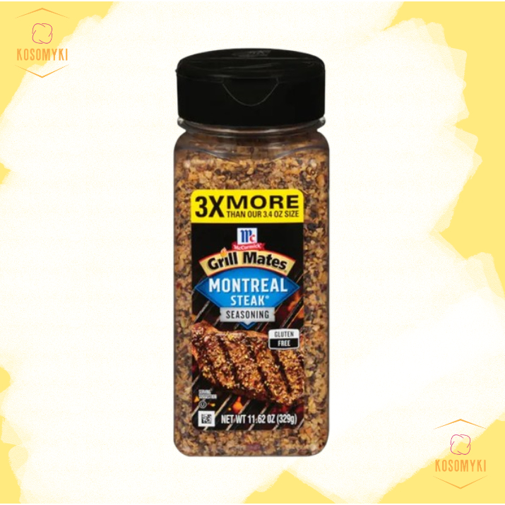 แม็คคอร์มิคผงปรุงรสสำหรับสเต็ก 96กรัม  Montreal Steak Mccormick 329g