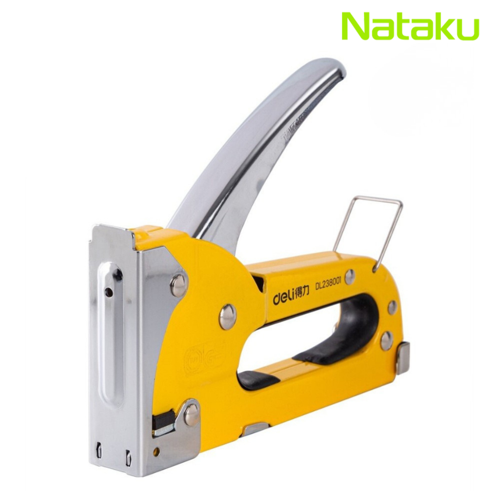 เครื่องยิงแม็ก ปืนยิงแม็กซ์ แม็คเย็บกระดาษ เครื่องยิงบอร์ด Staple Gun ทนแรงกดได้ น้ำหนักเบา Cheers9
