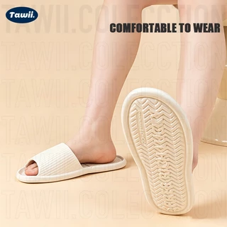 Tawii. สลิปเปอร์ พับได้ รองเท้าใส่ในบ้าน UNISEX Slipper ใส่ในห้องน้ํา เหมาะสําหรับโรงแร