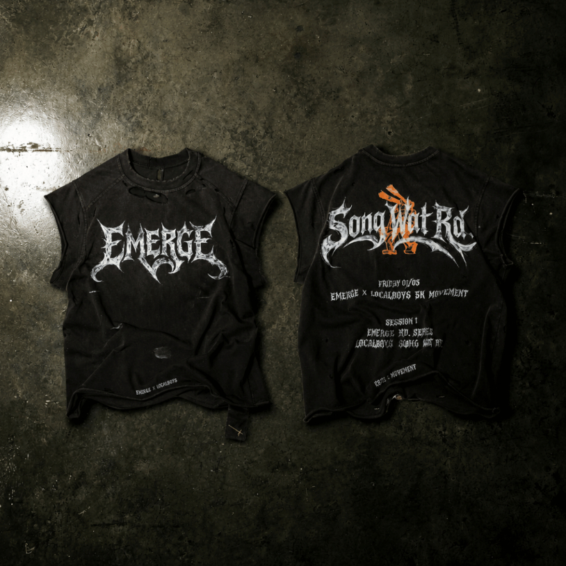 EM X LOCAL BOYS SLEEVELESS T-SHIRT