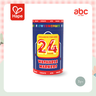 Hape - Washable Markers 24 Colors Spidol Warna Bisa Dicuci 24 Warna 3Y+ gambar 7