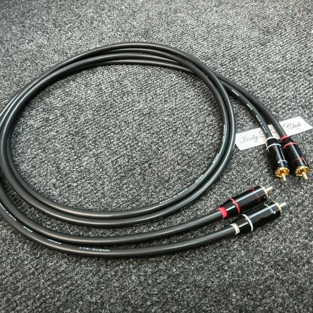 สายสัญญาณ RCA Canare MR202-2AT (MADE IN JAPAN) หัวแจ็ค RCA แบบชุบทองและโรเดียม