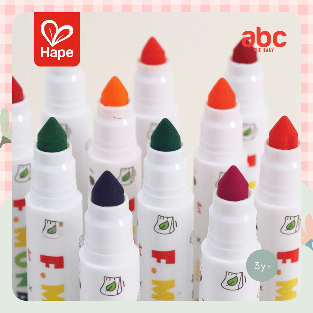 Hape - Taper Head Washable Markers 48 – Fine-Tip Washable Markers, 48 Colours 3Y+ image 2