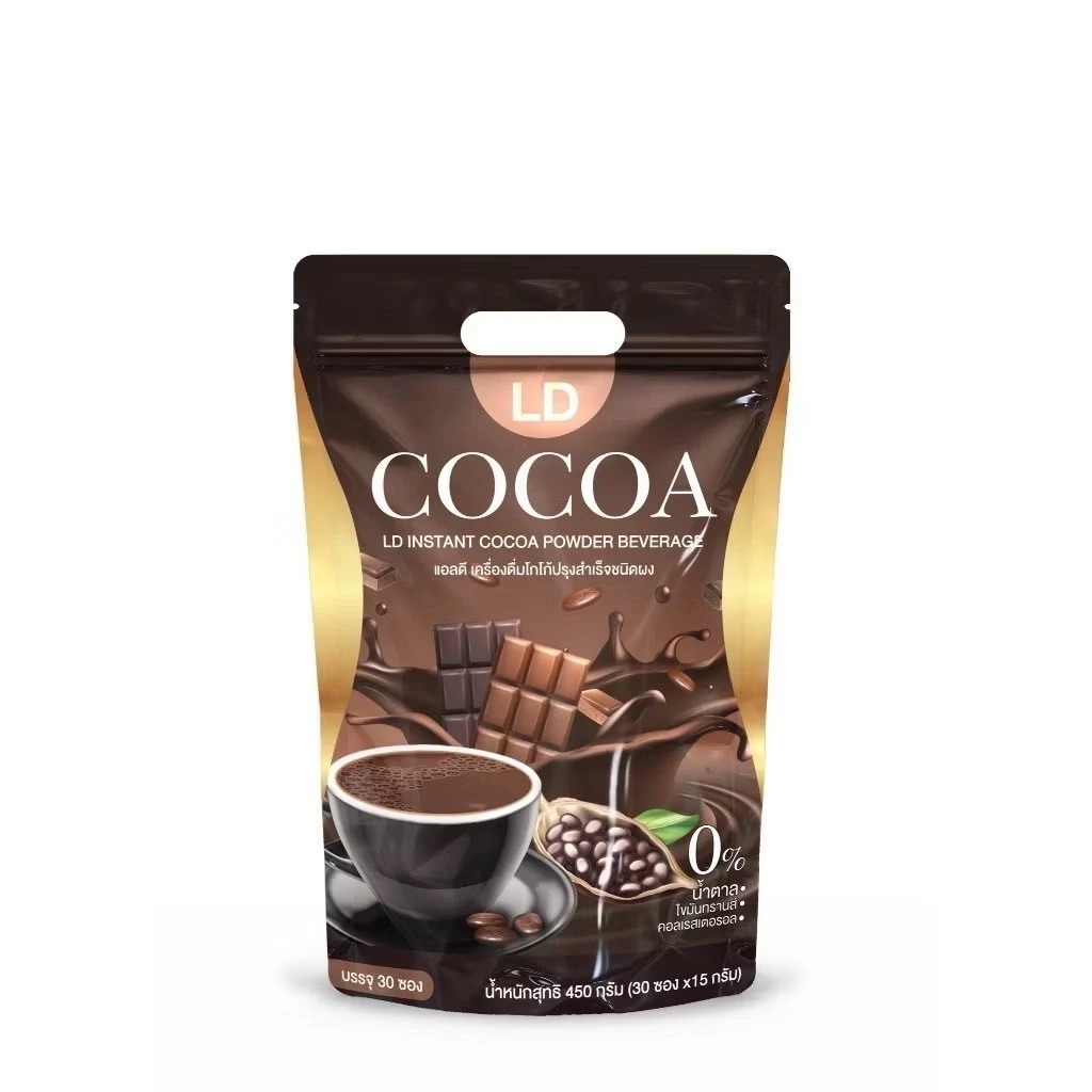 โกโก้แอลดี LD cocoa โกโก้แม่ตั๊ก โกโก้เลดี้ 1 ห่อ 30 ซอง