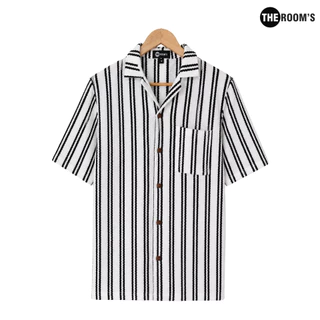 THE ROOM'S - เดอะรูม เสื้อฮาวาย เสื้อเชิ้ตแขนสั้น ผ้าทอ ผ้านุ่ม ไม่ต้องรีด ระบายอากาศได้ดี เที่ยวทะเล