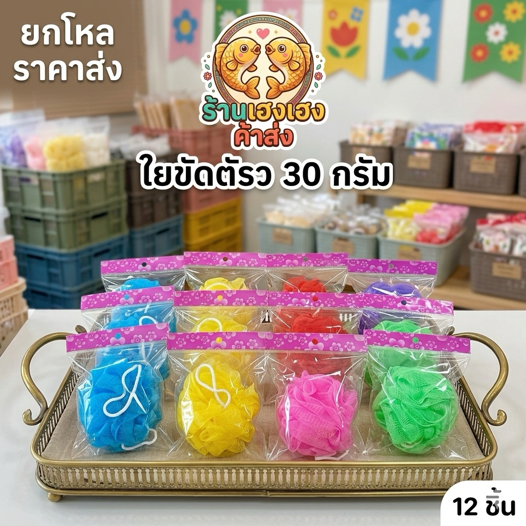 Z020 (ยกโหล)ใยขัดตัว ขนาด 30 กรัม มีราคาส่ง
