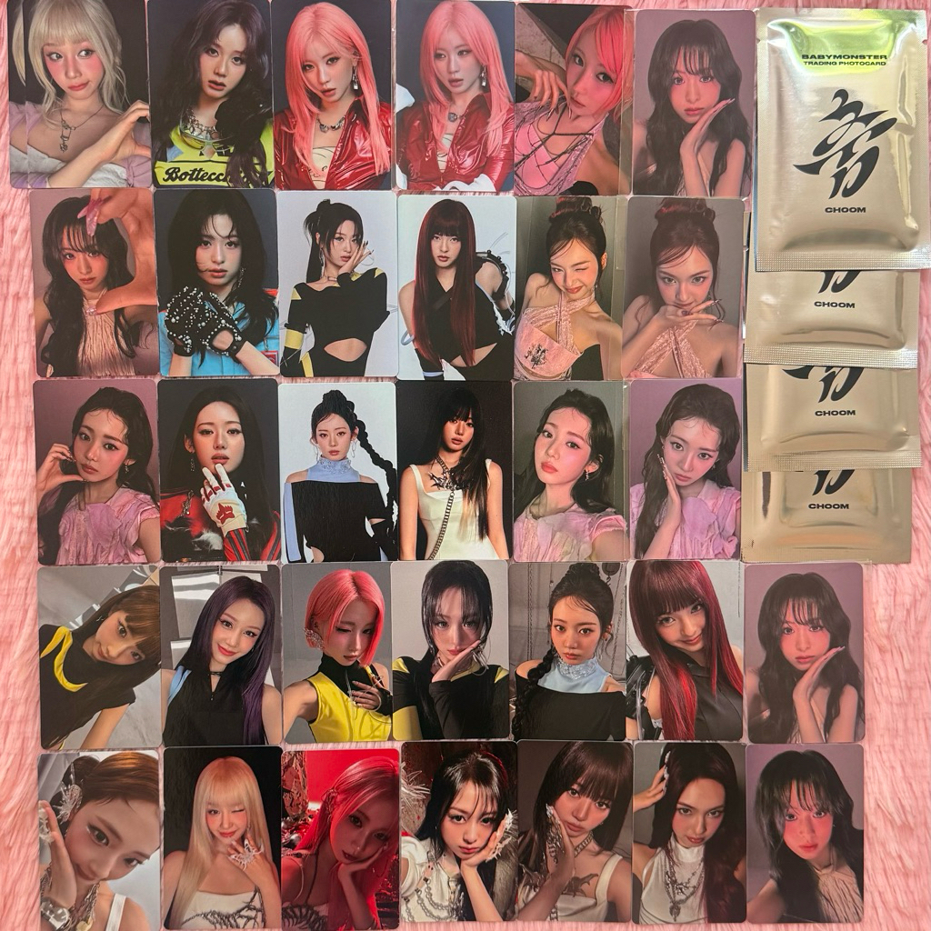 🩵พร้อมส่ง Babymonster CHOOM MD Trading card
