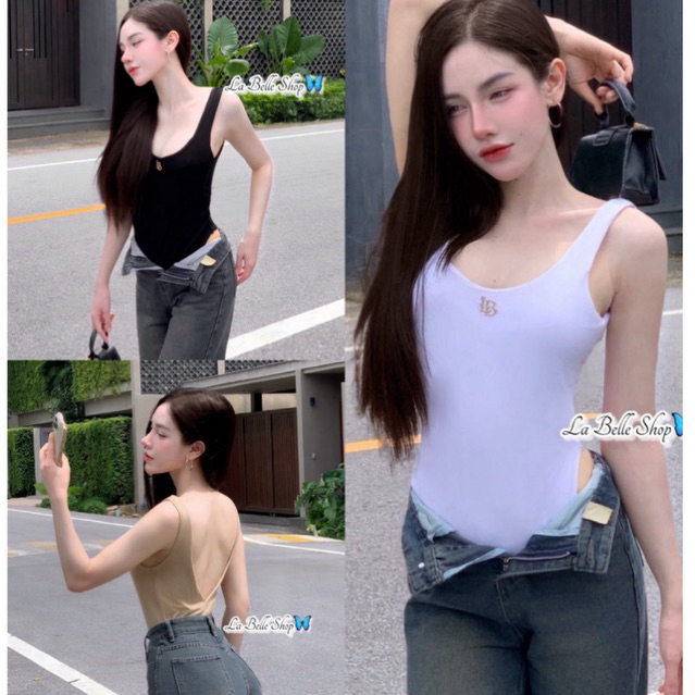 MNV STUDIO บอดี้สูท ผ้างานเย็บ2ชั้นเย็บติดกันทั้งตัว ติดอะไหล่ แบรนด์เหล็กของทางร้าน LB