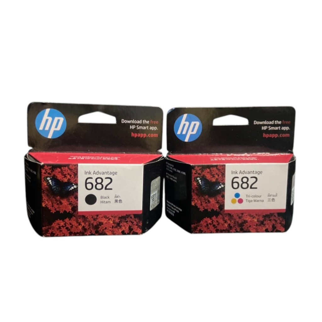 HP 682 BK HP682 CO BK ตลับหมึกอิงค์เจ็ท สีดำ ของแท้100%