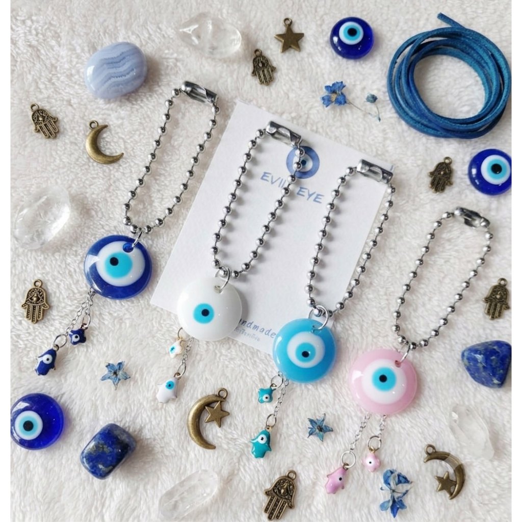 พวงกุญแจสแตนเลส🧿  Evil eye