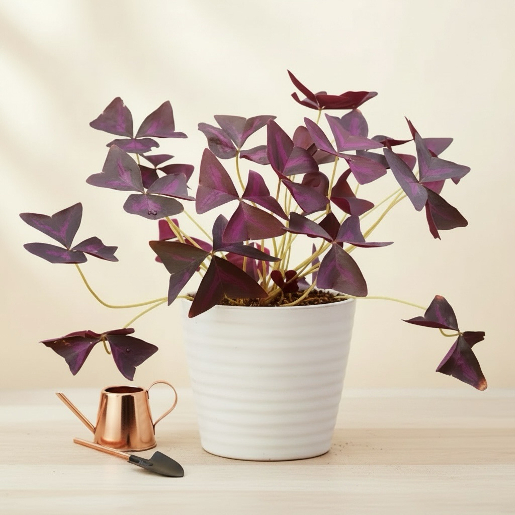 ผีเสื้อราตรี กระถาง 6 นิ้ว / Oxalis triangularis A. St.-Hil. pot 6