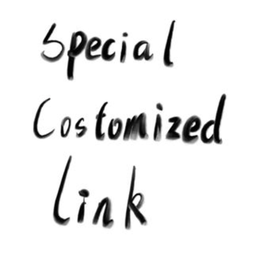 「Special customized link」Customized product specific link