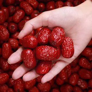 Nutty Garden พุทราแห้ง เมล็ดจัมโบ้ [พร้อมทาน] ขนาด 500กรัม | พุทราจีนอบแห้ง เกรดพรีเมียม ลูกใหญ่ หอม นุ่ม อร่อย