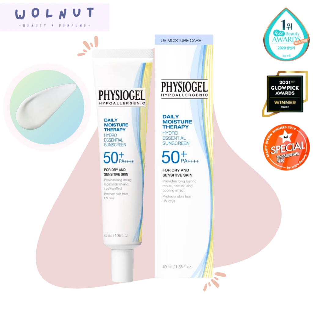 (🐳พร้อมส่ง) Physiogel Daily Moisture Therapy Hydro Essential Sunscreen SPF50+ PA++++ 40ml กันแดดเย็น