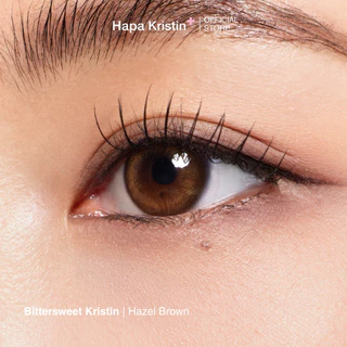 HapaKristin คอนแทคเลนส์ รายเดือน รุ่น Bittersweet Kristin สี Hazel Brown (2pcs/box) มีค่าสายตา Contact Lens