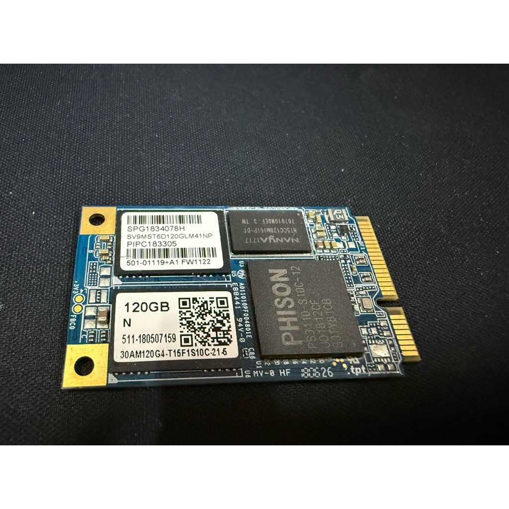 SSD mSATA ความจุ 120GB มือสอง