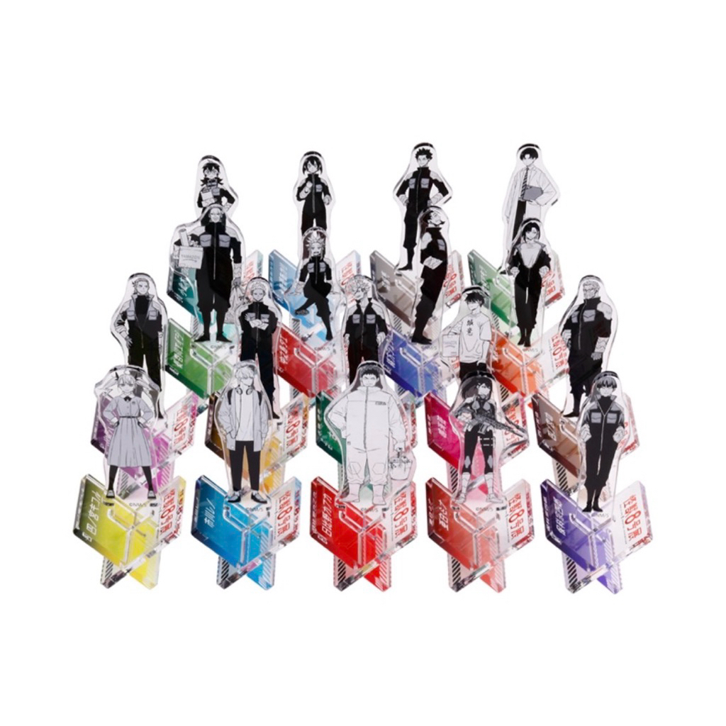 [พร้อมส่ง✅ลิขสิทธิ์แท้💯] สแตนดี้ "Kaiju No. 8" Acrylic "X" Figure Collection <Kaiju No. 8 Exhibition