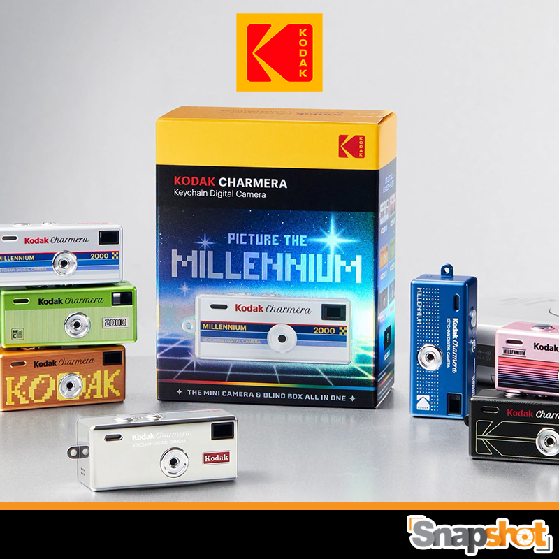 [พร้อมส่ง] KODAK Charmera MILLENNIUM 2000 Keychain Digital Camera Blind Box กล่องสุ่มกล้องดิจิตอล ประกันศูนย์ Kodak