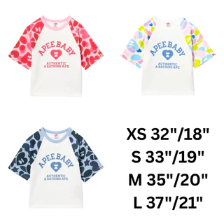 [ลด 20% ทักแชท] เสื้อ ฮู้ด / แขนสั้น / แขนยาว / สายเดี่ยว Apee by Bape Hoodie / Tee / L/S / Shorts (ของแท้ 100%)