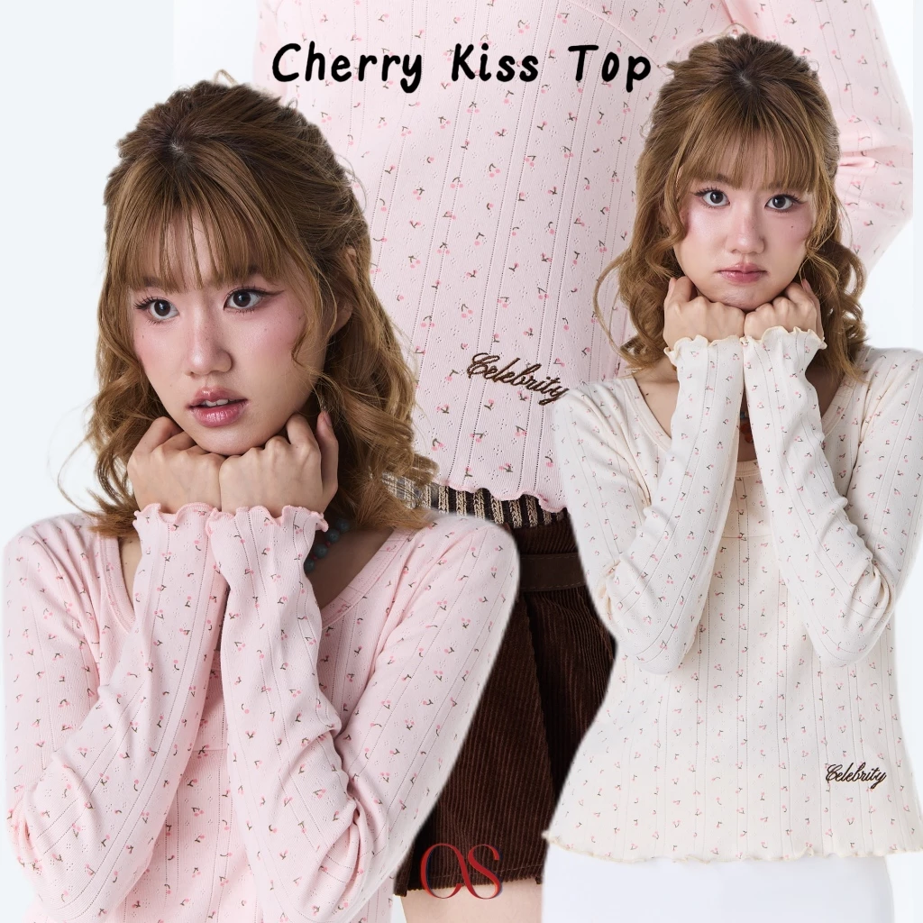 CelebrityStyle - CS18 Cherry Kiss top