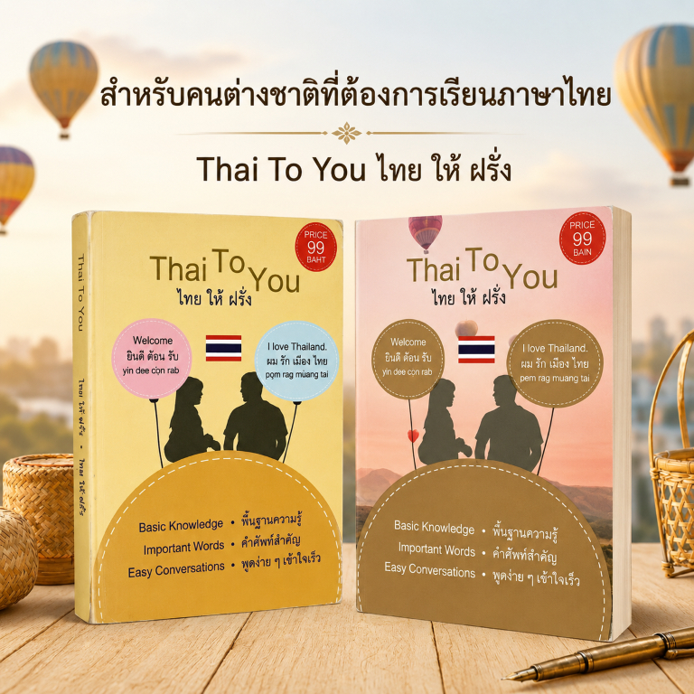 DKTODAY หนังสือ Thai To You ไทย ให้ ฝรั่ง